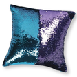 Sensory Sequin Cushion - Blue + Purple