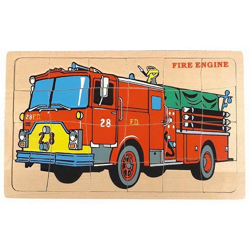 Jigsaw Puzzle - Fire Engine-Educational Play-My Happy Helpers