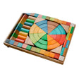 Jumbo Natural Rainbow Blocks 86 pcs.