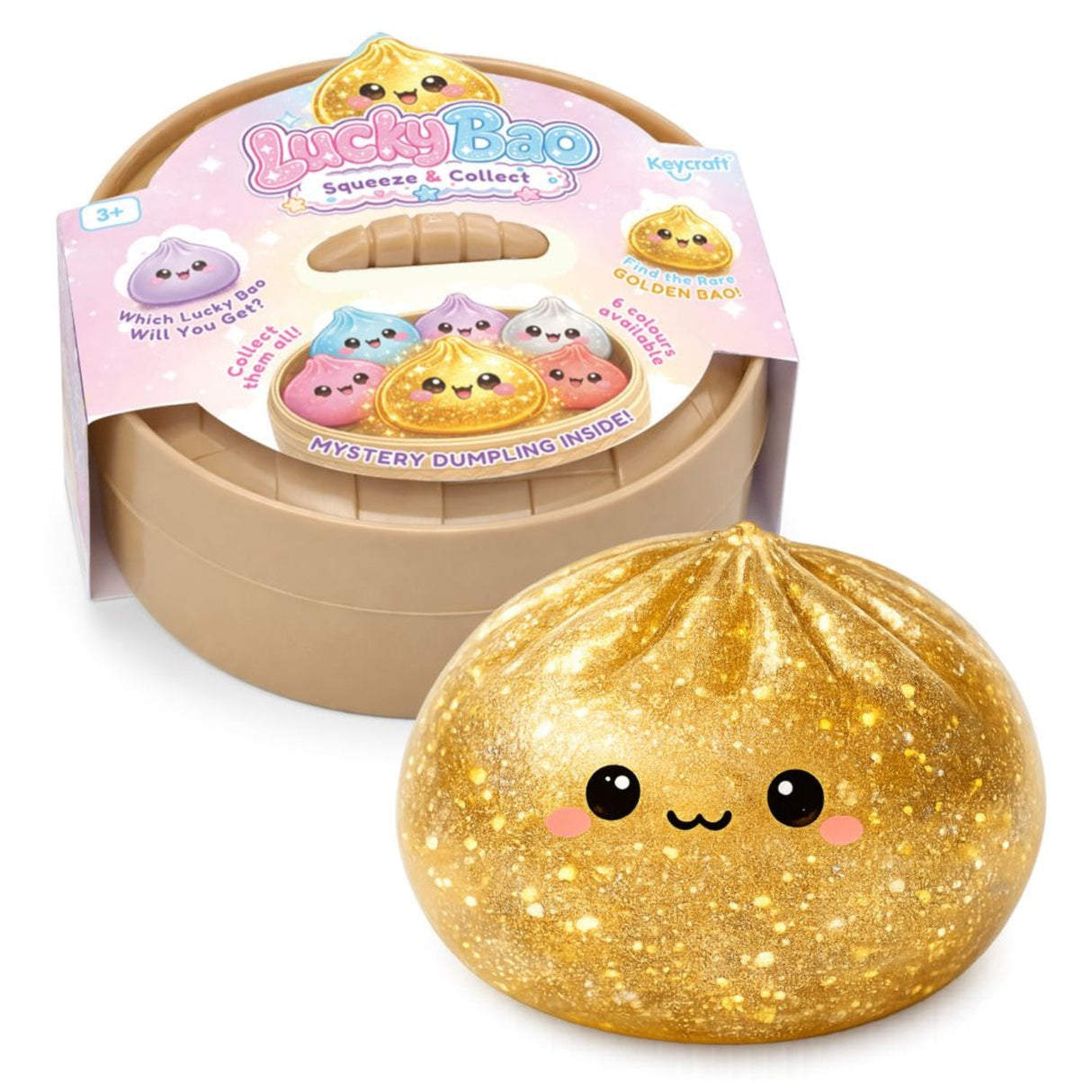 Keycraft - Lucky Bao Mystery Dumpling Squish (Large - 10cm)