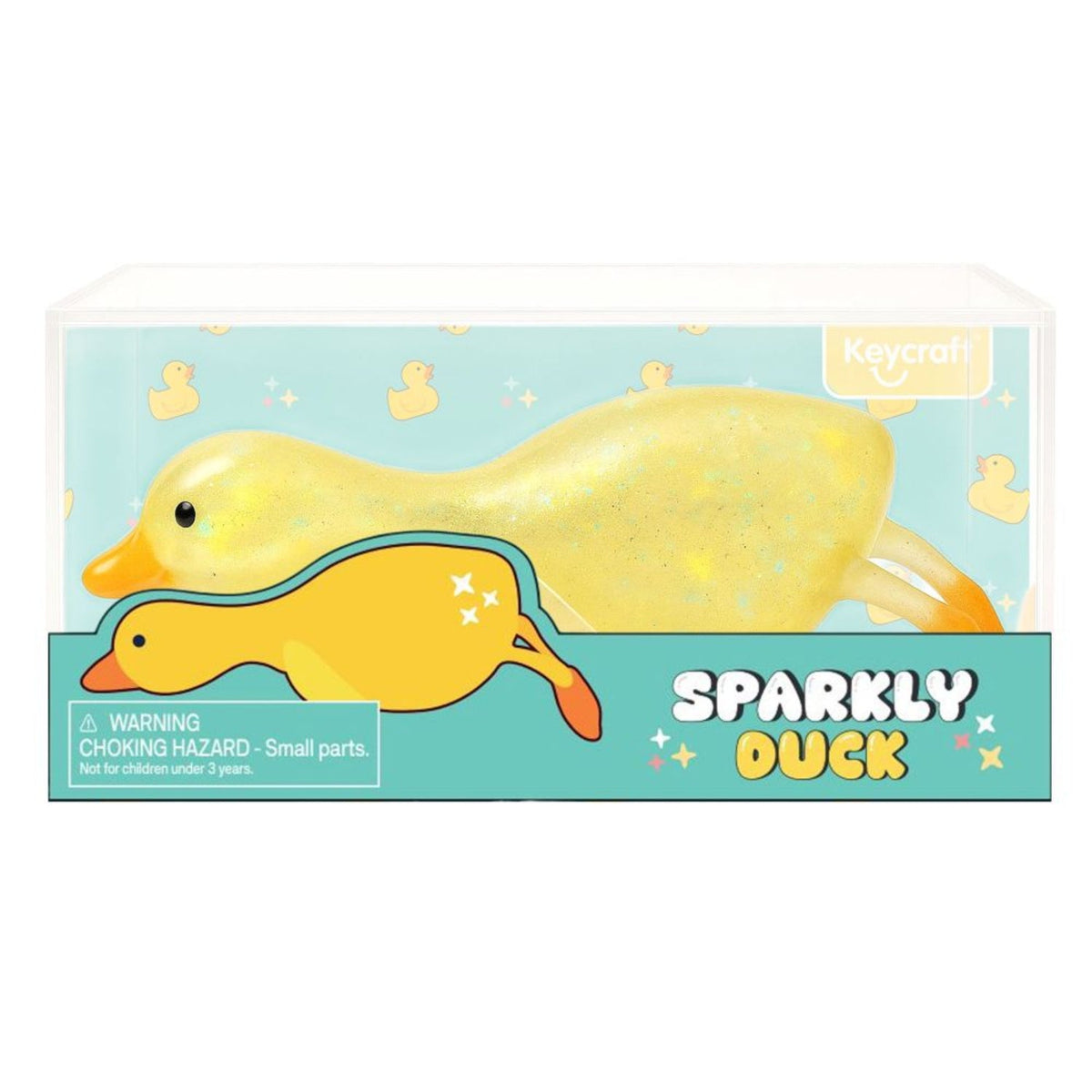 Keycraft Squishy Sparkly Duck – introducing our squeezable Sparkly Squishy Ducks