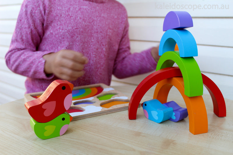 Bird And Rainbow Puzzle