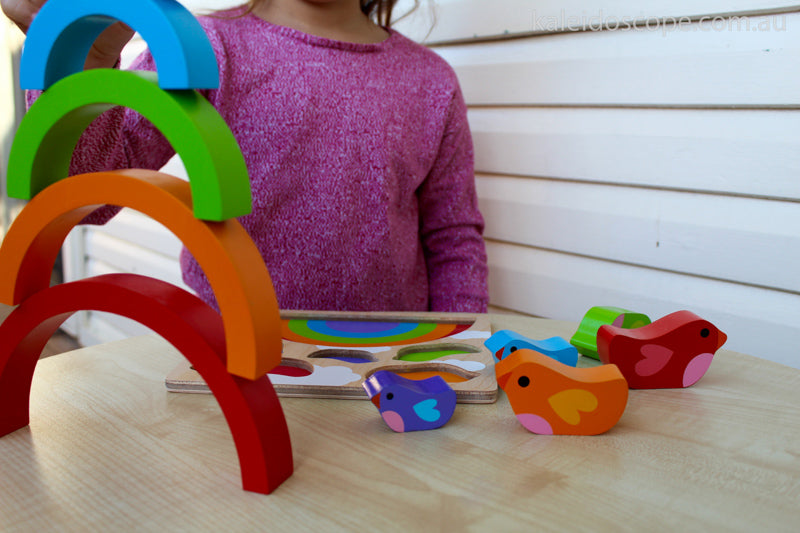 Bird And Rainbow Puzzle