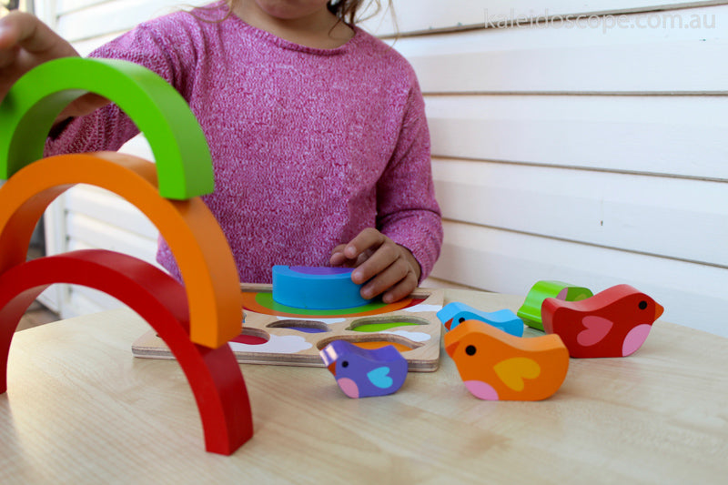 Bird And Rainbow Puzzle