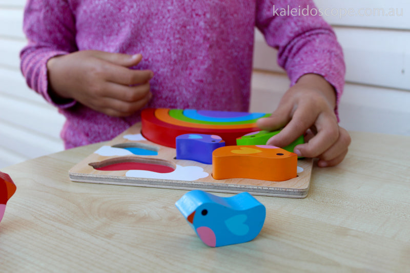 Bird And Rainbow Puzzle