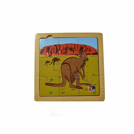Kangaroo Jigsaw Puzzle - 9pcs-Educational Play-My Happy Helpers
