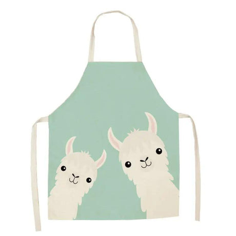 Kids Apron - Medium Two Llamas