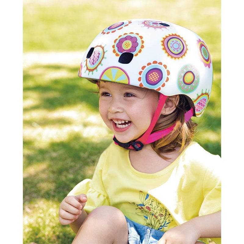 Kids Scooter Bike Helmet Pattern - Doodle Dot-Balance & Move-My Happy Helpers