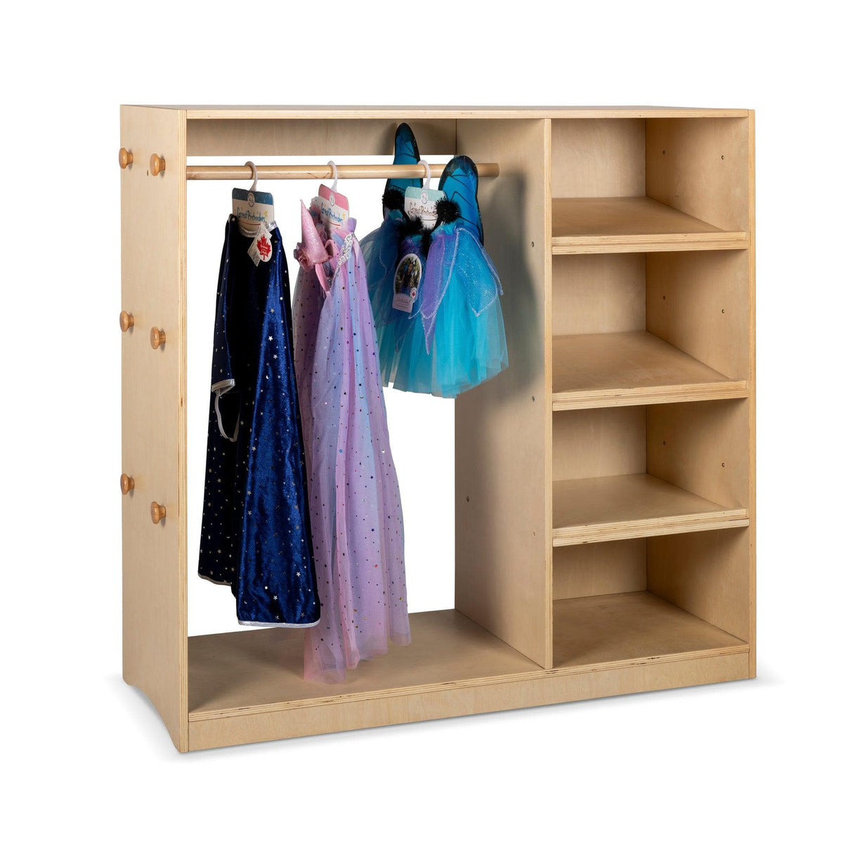 Kids Wardrobe - Varnished Birch