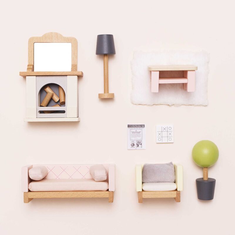 Deluxe Dolls House Furniture Set