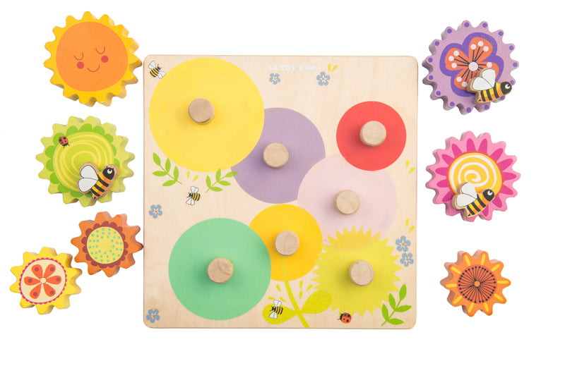 Petilou - Gears & Cogs Busy Bee Learning Puzzle
