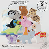 Petilou Andes Stacking Animals & Bag