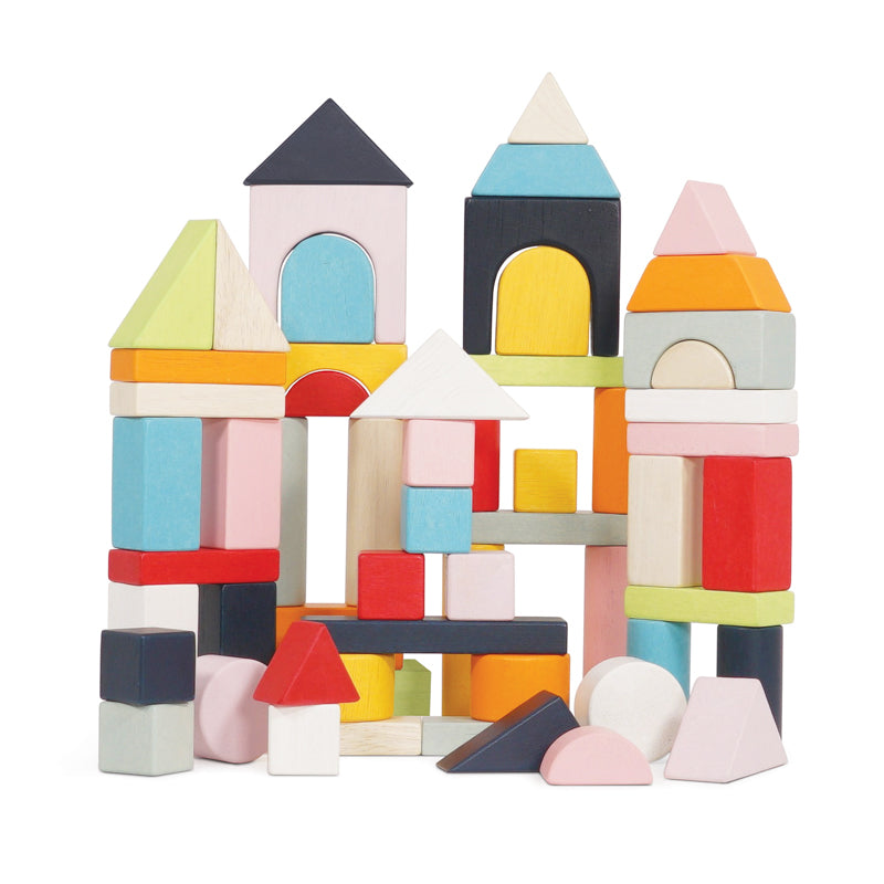 Petilou 60pc Building Blocks Set & Bag