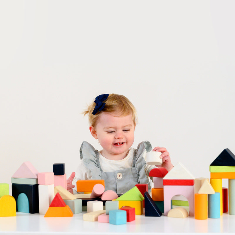 Petilou 60pc Building Blocks Set & Bag