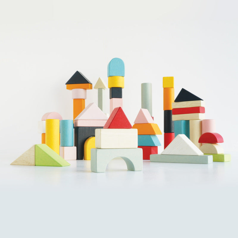 Petilou 60pc Building Blocks Set & Bag