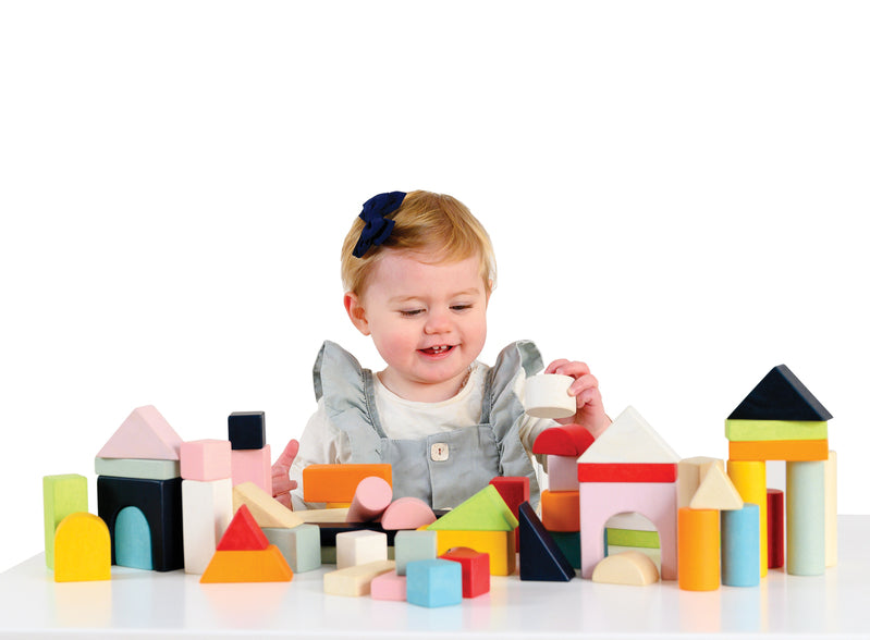 Petilou 60pc Building Blocks Set & Bag