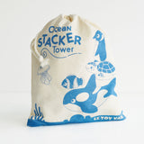 Petilou Ocean Stacking Animals & Bag