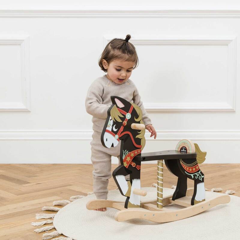 Petilou Traditional Rocking Horse