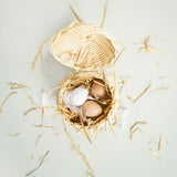 Farm Eggs Wooden Market Crate - 7 Piece