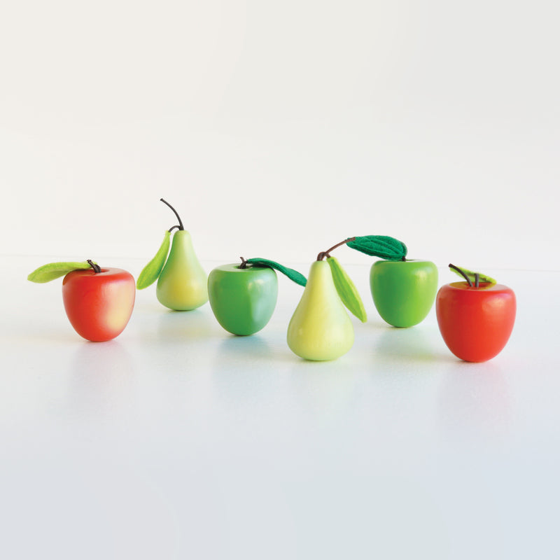 Orchard Fruits Wooden Market Crate - 7 Piece