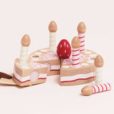 Sliceable Birthday Cake & Candles - 8 Piece