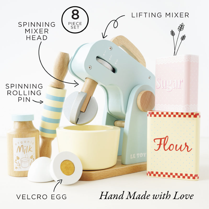 Bakers Mixer Set and Accessories - 8 Piece