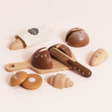 Bread Loaf and Knife Set