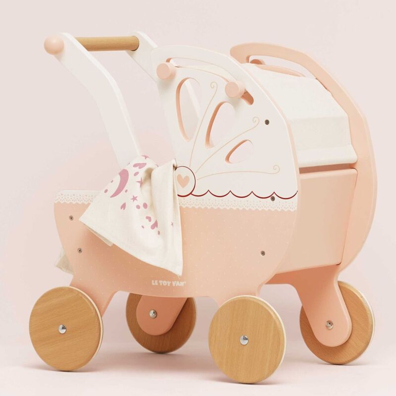 Honeybake Sweet Dreams Pram - Pink