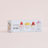Wooden Cupcake Play Food Set - 4 Piece