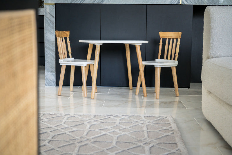 Honeybake Spindle Table and 2 Chairs