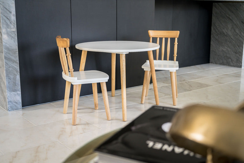 Honeybake Spindle Table and 2 Chairs
