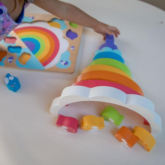 Large Sun and Rainbow Puzzle-Educational Play-My Happy Helpers