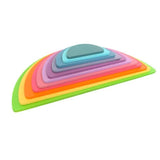 Large Wooden RAINBOW Semi Circles