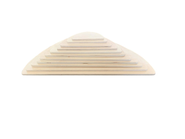 Large Wooden RAINBOW Semi Circles