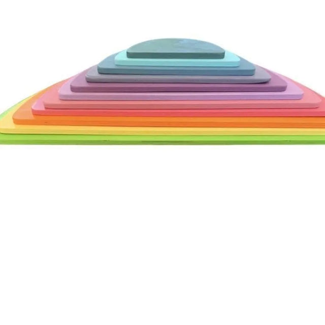 Large Wooden RAINBOW Semi Circles