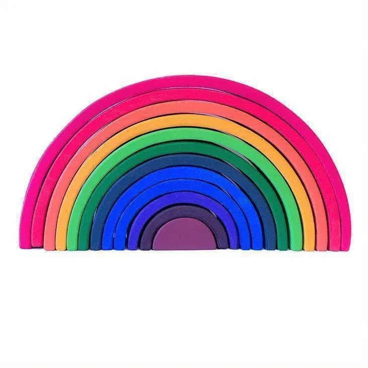 Large Wooden Rainbow Stacker