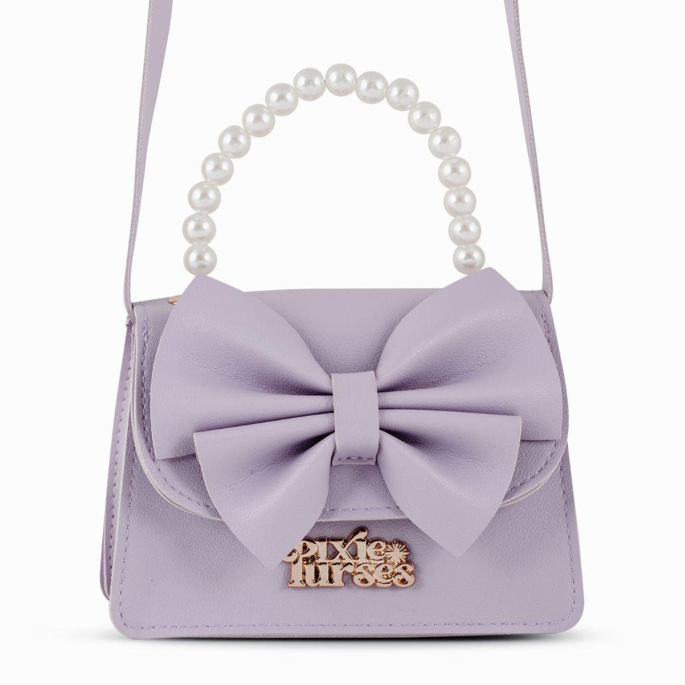 Lavender color purse sale