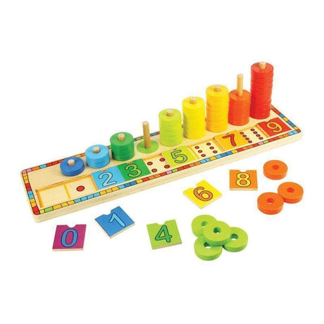 Learn to Count Board-Educational Play-My Happy Helpers