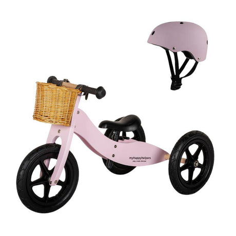 Learn to Ride 2 in 1 Trike Bundle - Rose Pink