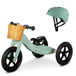 2 in 1 Mini Trike Rose Convertible Bike for Toddlers My Happy Helpers