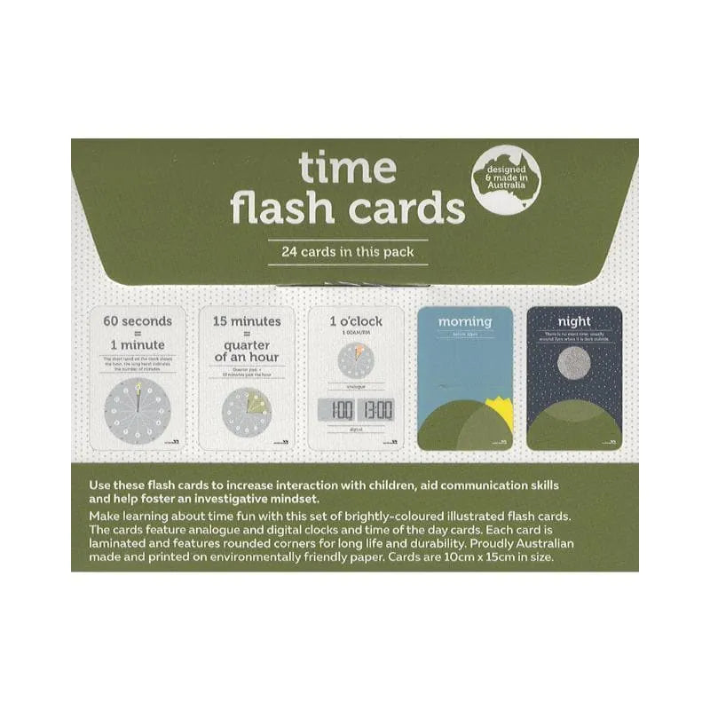 Learning to tell the time Flashcards Set