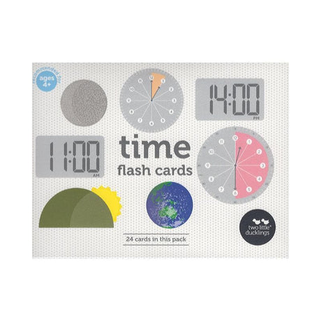 Learning to tell the time Flashcards Set-Educational Play-My Happy Helpers