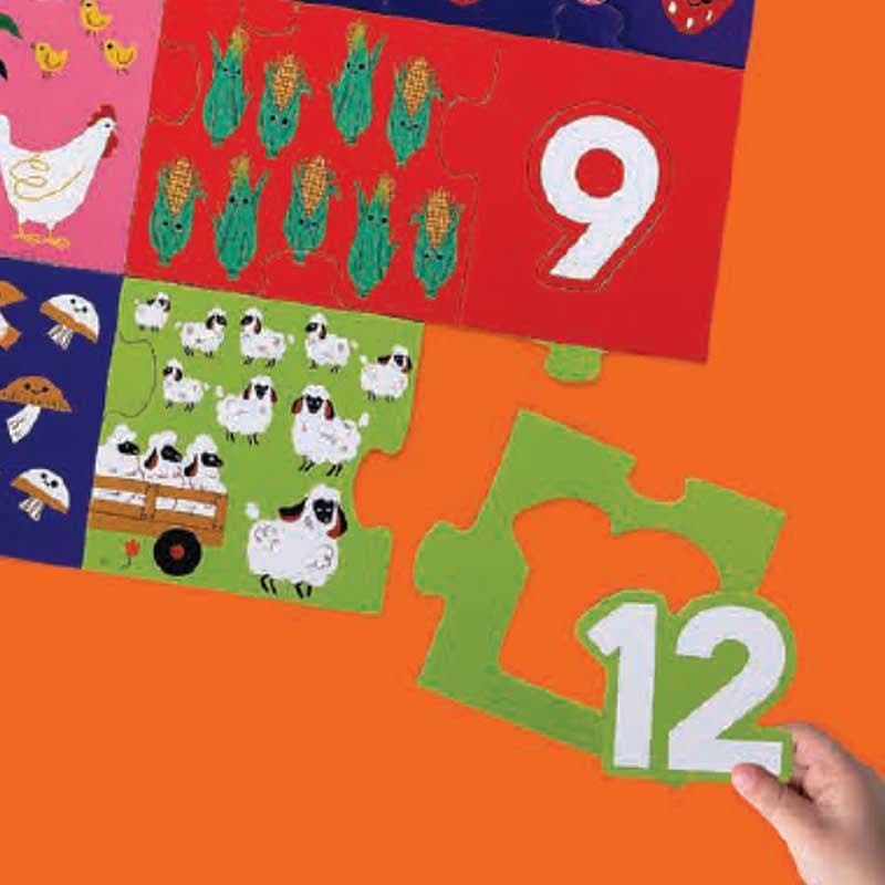 Let's Learn Puzzle 36pc - Barnyard 123