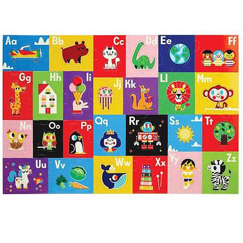 Let's Learn Puzzle 52pc - Kids World ABC