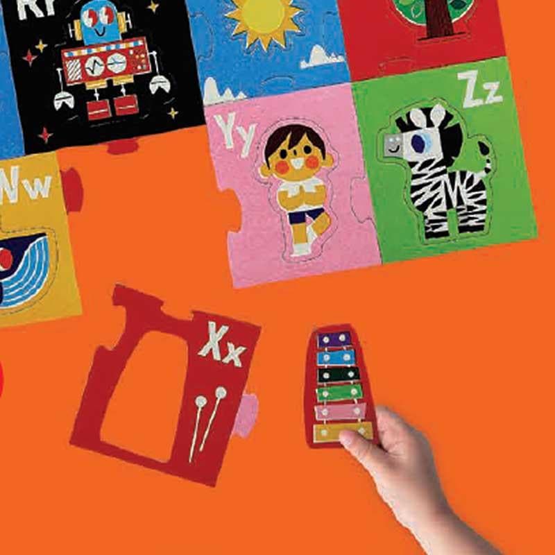 Let's Learn Puzzle 52pc - Kids World ABC