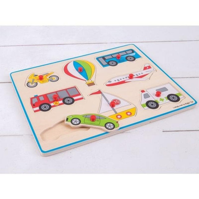 Lift Out Puzzle - Transport-Educational Play-My Happy Helpers