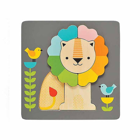 Little Lion Chunky Wood Puzzle-Educational Play-My Happy Helpers