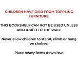 Little Readers Book Shelf - Varnished
