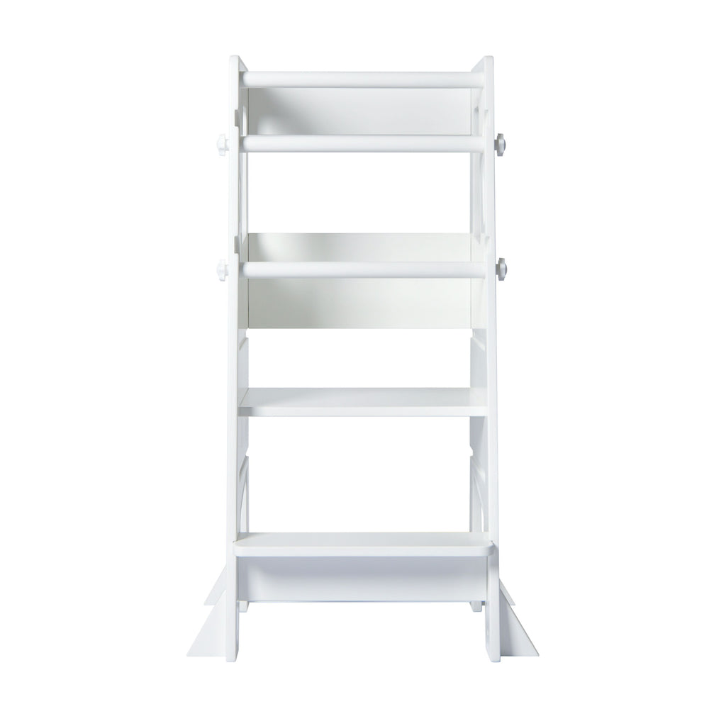 Children Risers Little Risers Learning Tower | White – My Happy Helpers