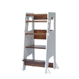 Little Risers Learning Tower - White Walnut